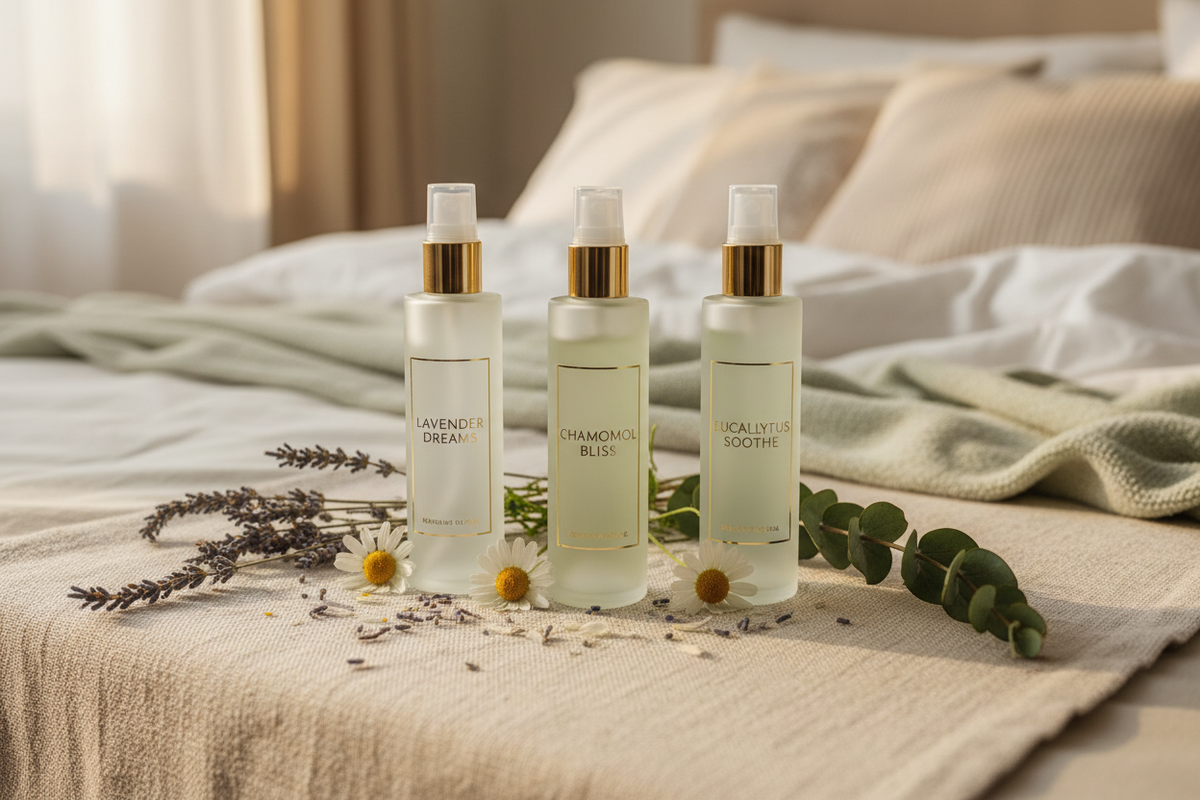 pillow sprays and essential oils