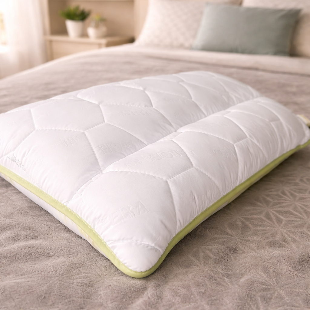 ALOE VERA PREMIUM Pillow with Memory Foam Neck Support