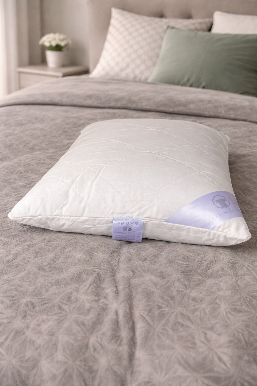 Linen Quilted Pillow