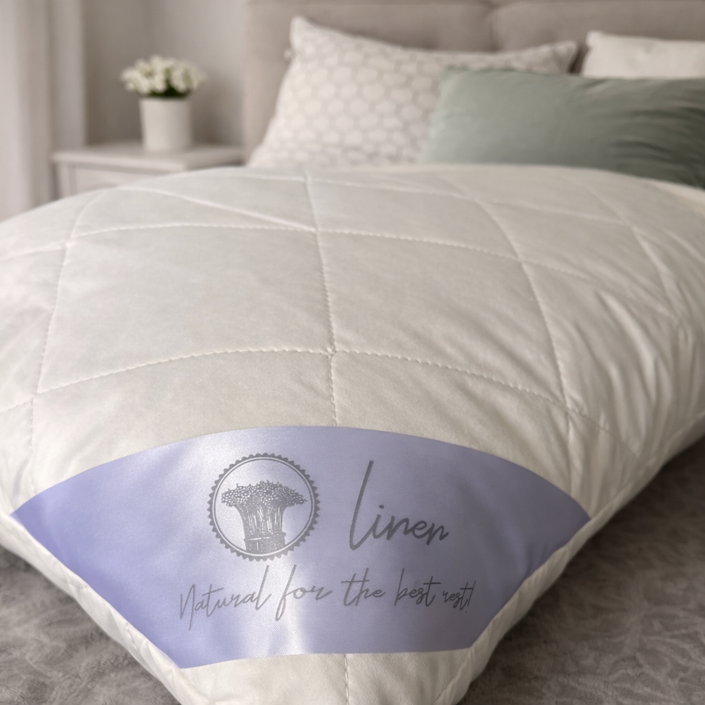 Linen Quilted Pillow