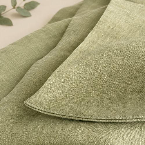 100% Natural Washed Linen Pillowcase