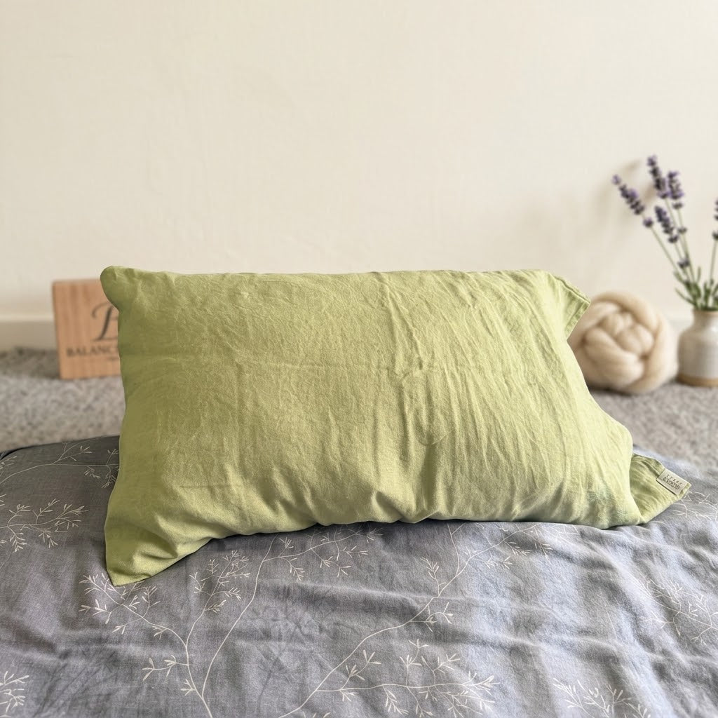 100% Natural Washed Linen Pillowcase